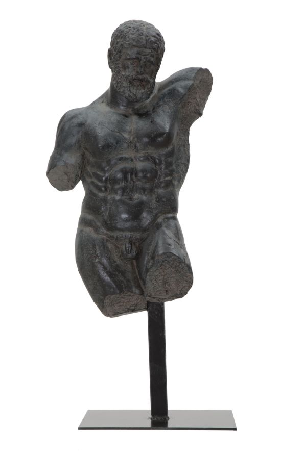 Skulptur Museum Mann Cm 26x22x57,5