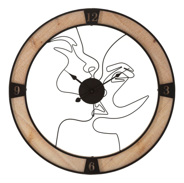 Wanduhr Für Paare, Ø 60 Cm X 3