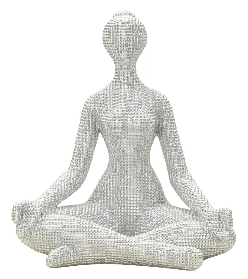 Yoga Silber Frau Cm 20,5x15,5x23