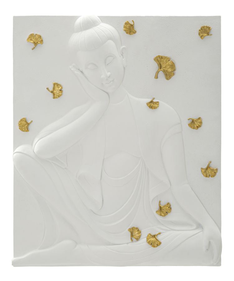 Buddha-tafel 46 X 5,7 X 55,5 Cm