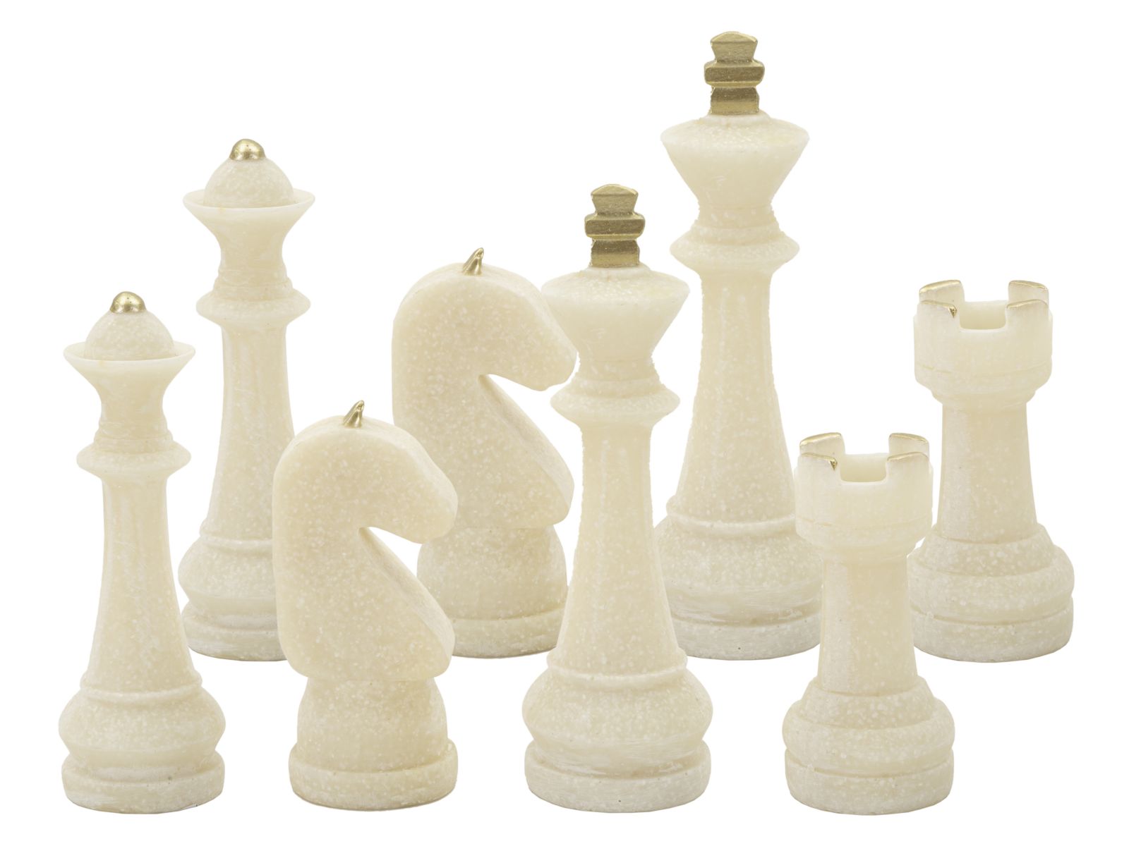 Quarzy Schachset, 8-teilig, Sortiert, Cm Ø 4,4 X 9,2 - 4,3 X 13,3 - 5 X 16 - 4,5 X 10,3