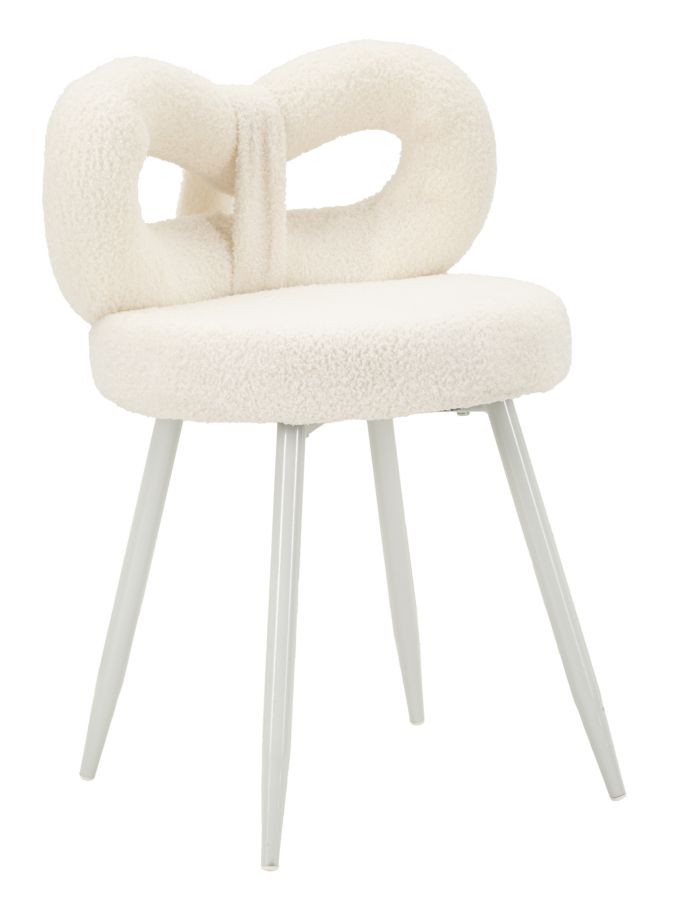 Ilary Mini-stuhl, Weiss, Ø 40 X 67 Cm (sitzhöhe 46 Cm)