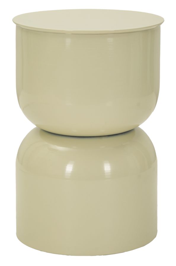 Oyi Creme Metalltisch Ø 31x46 Cm