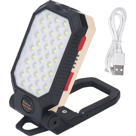 Kabellose Cob-led-taschenlampe Mit 1000 Lumen, Usb-aufladbar, Für Mechaniker, Camping, Wandern Und Notfälle Im Freien