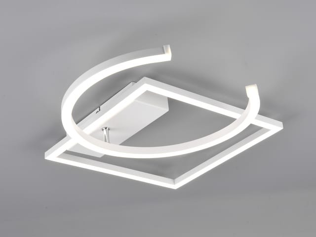 Led Deckenleuchte pivot Weiß - dimmbar, Breite 42cm