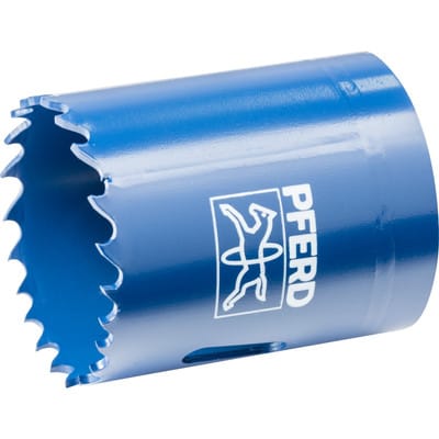 Bi-Metall Lochsäge Co8/M42 ø 41 mm Schnitttiefe 36 mm für Stahl, Edelstahl, Blech, Holz - Pferd