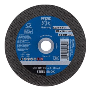 Trennscheibe Eht 180-1,6 Sg Steelox - Pferd