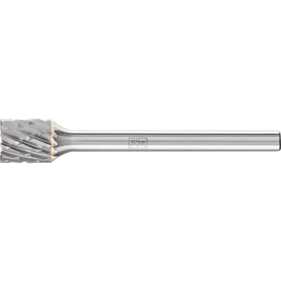 Hartmetall Frässtift Zylinder zyas stirnverzahnt ø 06x07mm Schaft-Ø 3mm Z3P universal mittel kreuzverzahnt - Pferd