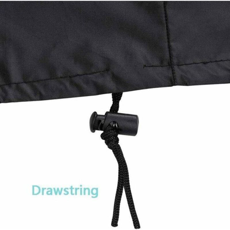 Schutzhülle Für Whirlpool – Wasserdicht – Uv-beständig – Elastischer Saum – 218 X 218 X 30 Cm – Schwarz