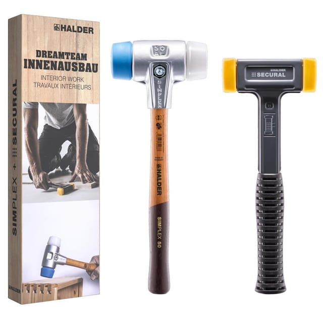 Dreamteam Innenausbau simplex + secural Schonhammer Hammer 3117s003 - Halder