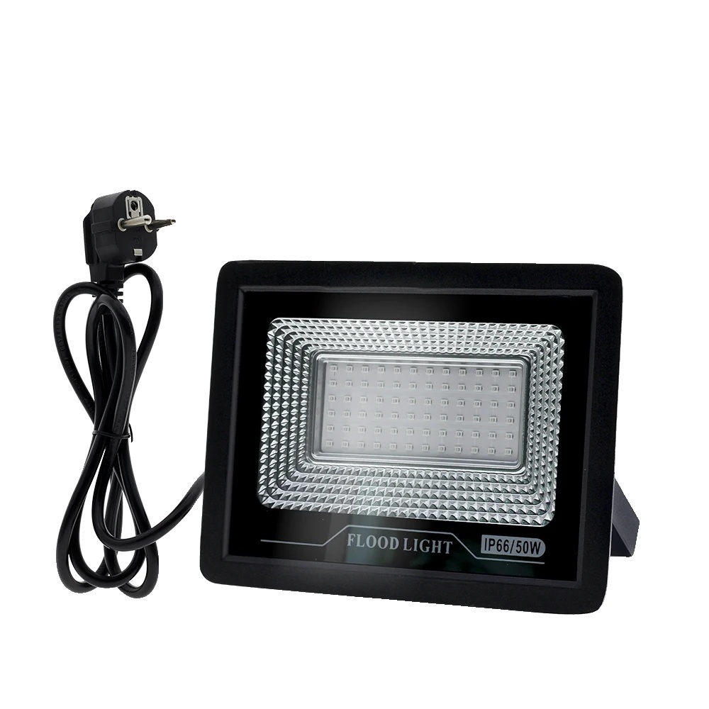 Led-flutlicht, Wasserdicht, Vielseitig Einsetzbar, 50 W Mit Eu-stecker