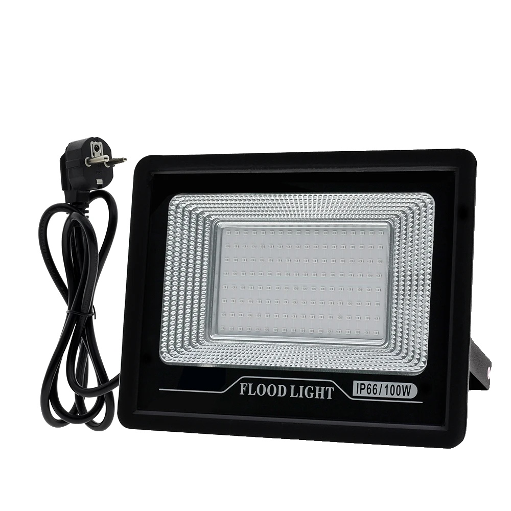 Led-flutlicht, Wasserdicht, Vielseitig Einsetzbar, 100 W Mit Eu-stecker
