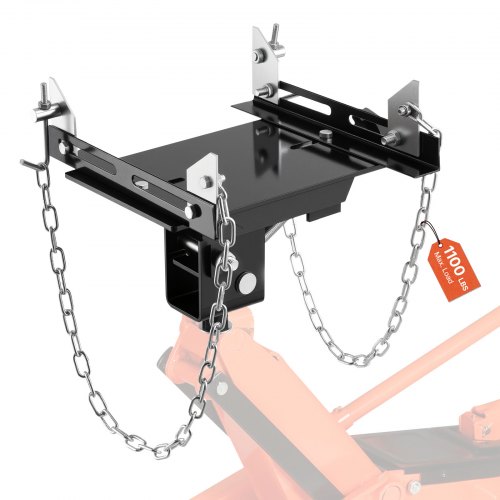 Getriebeheber-adapter Tablett 0,5 T Tragkraft Hochleistungsstahl Für Wagenheber Mit 1-1/5 Zoll Abnehmbarer Sattelwelle, Für Garage Reparaturwerkstatt Schwarz