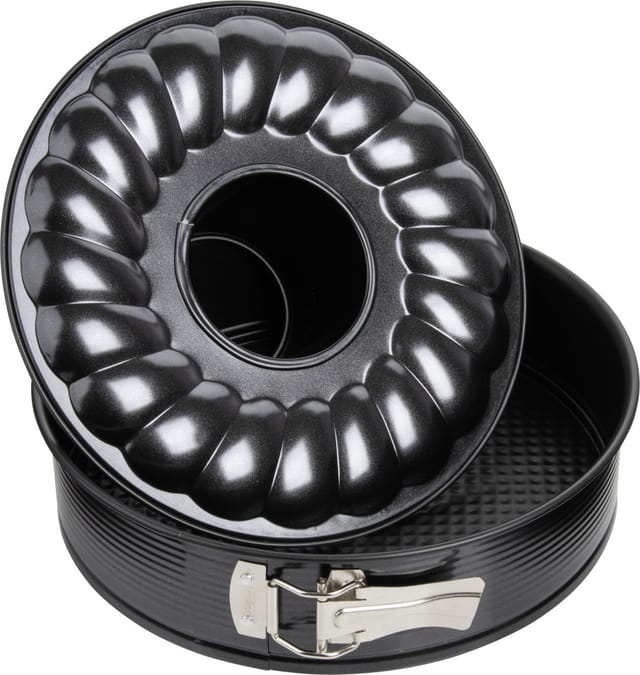 Zenker - Springform BlackMetallic mit Flach- und Rohrboden, ø 26 cm Küchenutensilien
