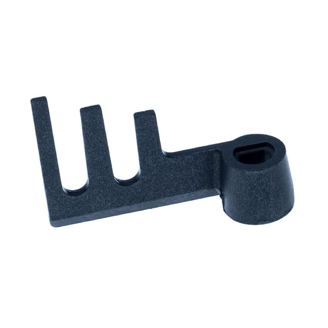 Vhbw - Knethaken kompatibel mit Panasonic SD206, SD250, SD2500 Brotbackautomat - Rührhaken, Dreizack, 6,7 x 4,2 cm, Aluminiumlegierung, Schwarz
