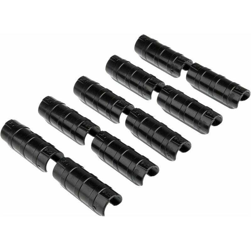 Gewächshauszubehör: Packung Mit 24 Clips Für Gewächshausrohre Mit Einem Durchmesser Von 24 Bis 26 Mm