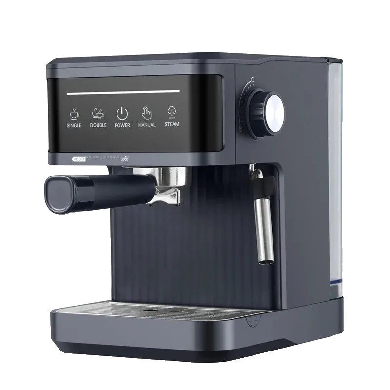 Espressomaschine, 20 Bar Pumpendruck, Abnehmbarer Wassertank, Schwarz