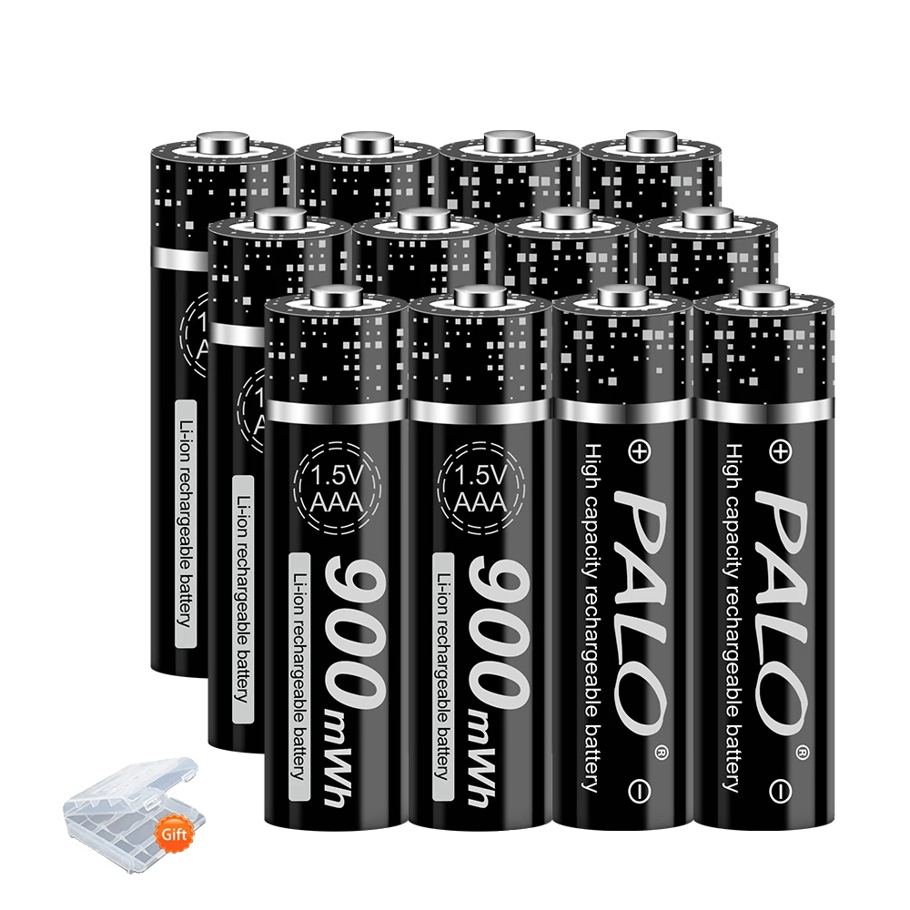Wiederaufladbares Ladegerät, 8-facher Ladeplatz, Intelligente Ladetechnologie, 12 Aaa-batterien