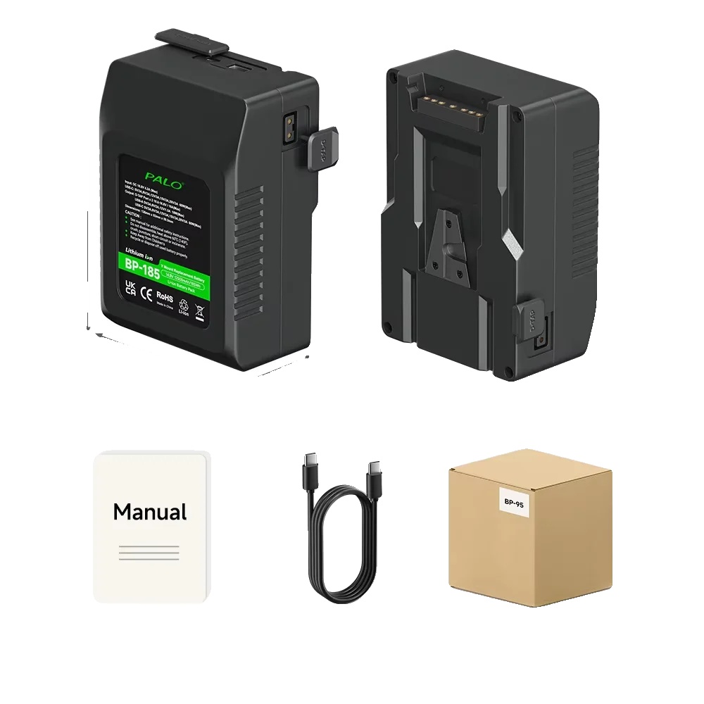 V-mount-akku, Hohe Kapazität, Universelle Kompatibilität, Bp-185 12500 Mah