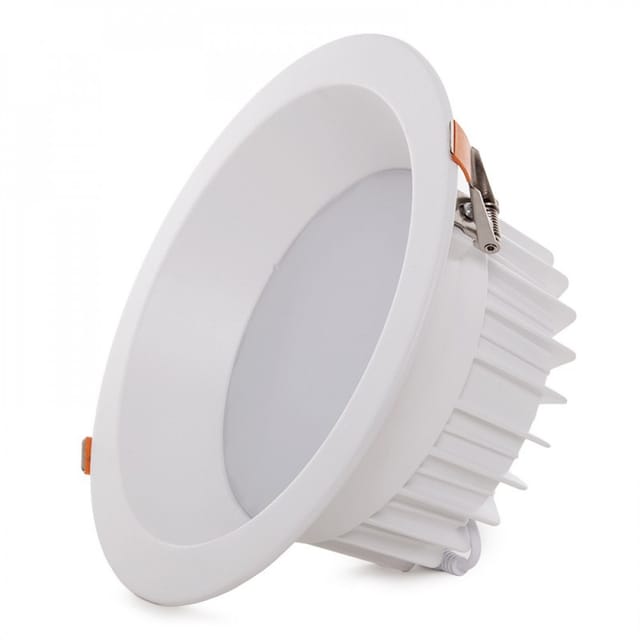 Greenice - LED-Rundstrahler für Downlight, 24 w, 2246 lm, 2700ºK, blendfrei, UGR19, 40.000 Std. [HO-DL-AD-24W-WW]