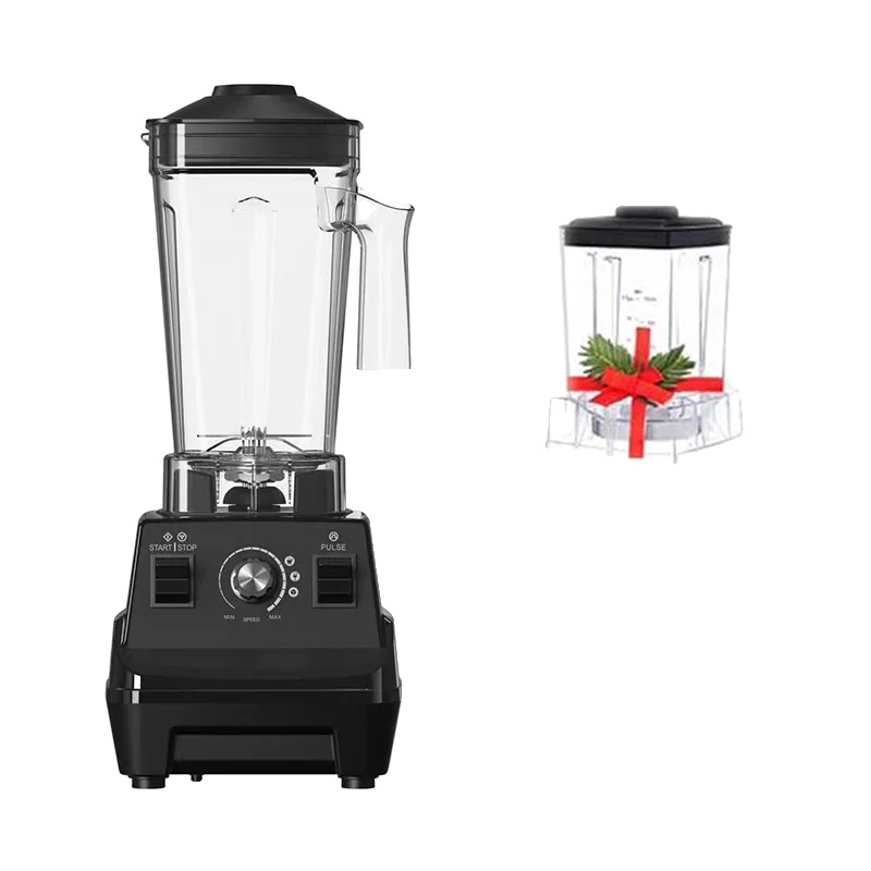 Smoothie-mixer, 1800 W Leistung, Doppelbehältersystem, G5001 Schwarz, Stecker