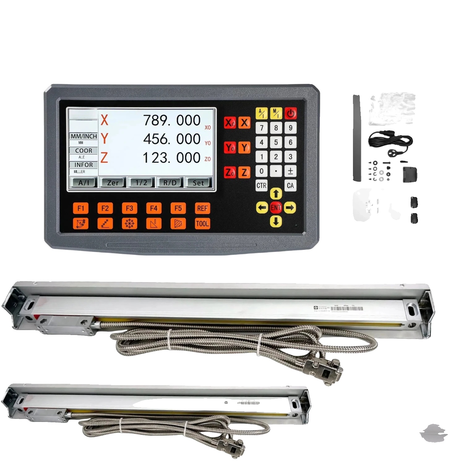 3-achsen-dro-kit, Hochpräzises Display, Vielseitige Maschinenkompatibilität, 5µm Dro2-kit