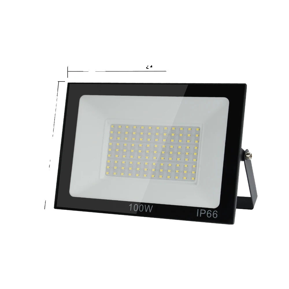 Led-flutlicht, Wasserdicht, Weitwinkelbeleuchtung, 100 W, 2 Stück B, Kaltweiß (5500–7000 K)