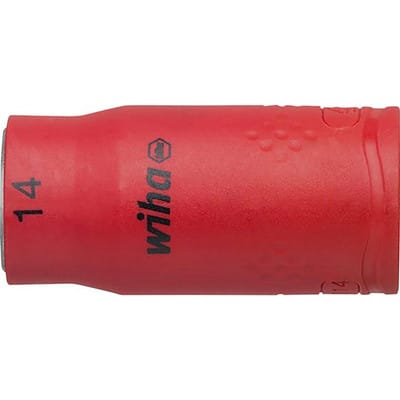 Steckschlüsseleinsatz isoliert 1/2' Außensechskant 14,0 mm (43081) - Wiha