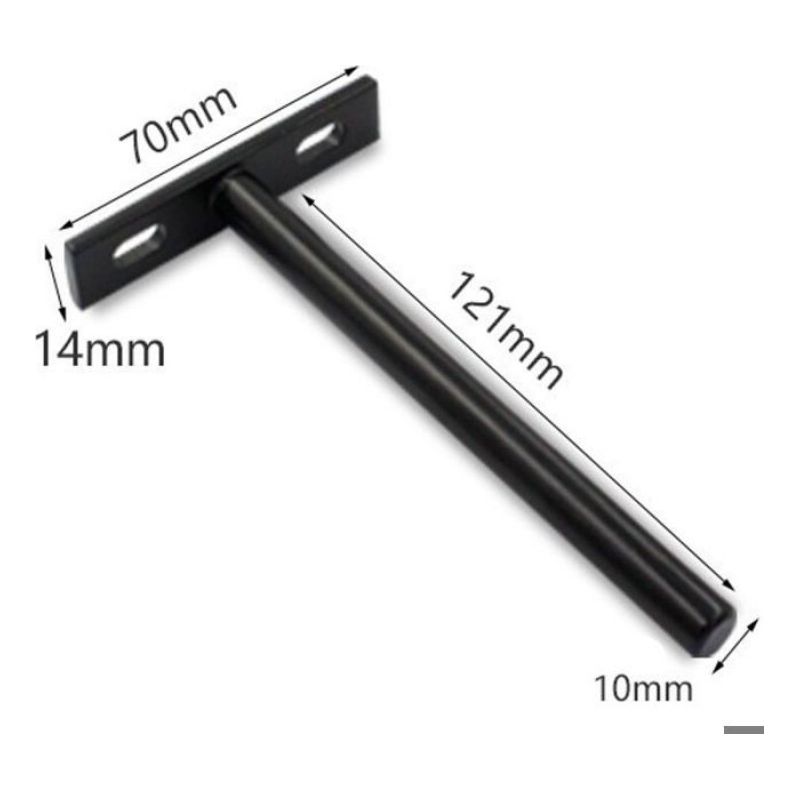 Unsichtbare Regalhalterung – 4er-pack – 128 Mm/5 Zoll – Wandmontierte, Schwebende Regalhalterung