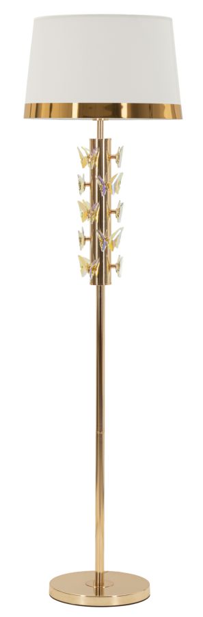 Schmetterlings-stehlampe Gold Cm Ø 45x157