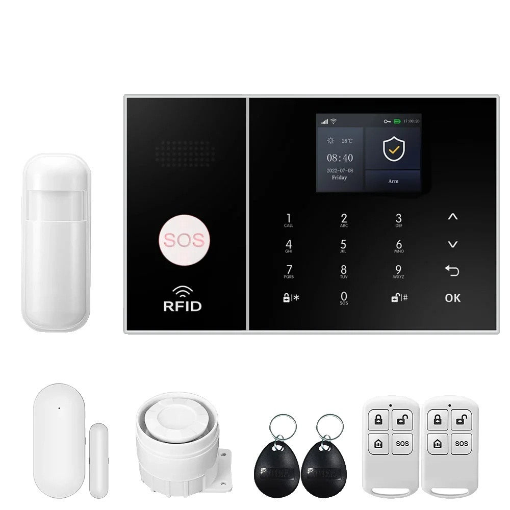 Alarmanlage, Drahtlose Verbindung, Smart-home-kompatibilität, 4g-a, Eu-stecker
