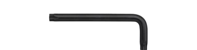 Stiftschlüssel torx® Tamper Resistant (mit Bohrung) kurz, schwarzoxidiert T25H (24117) - Wiha
