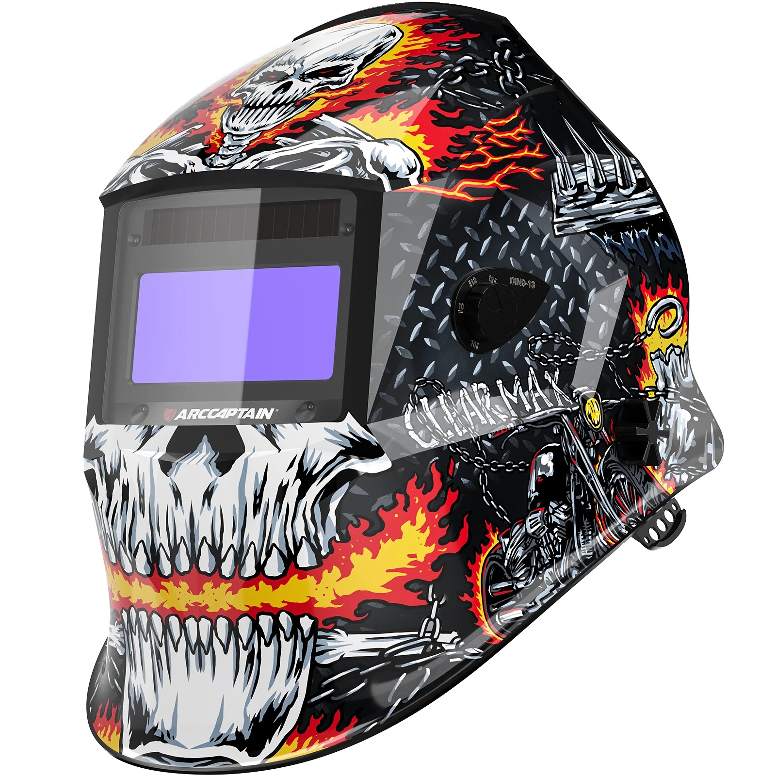 Schweißhelm, True-color-technologie, Automatische Tönungsfunktion, Ar-wc007