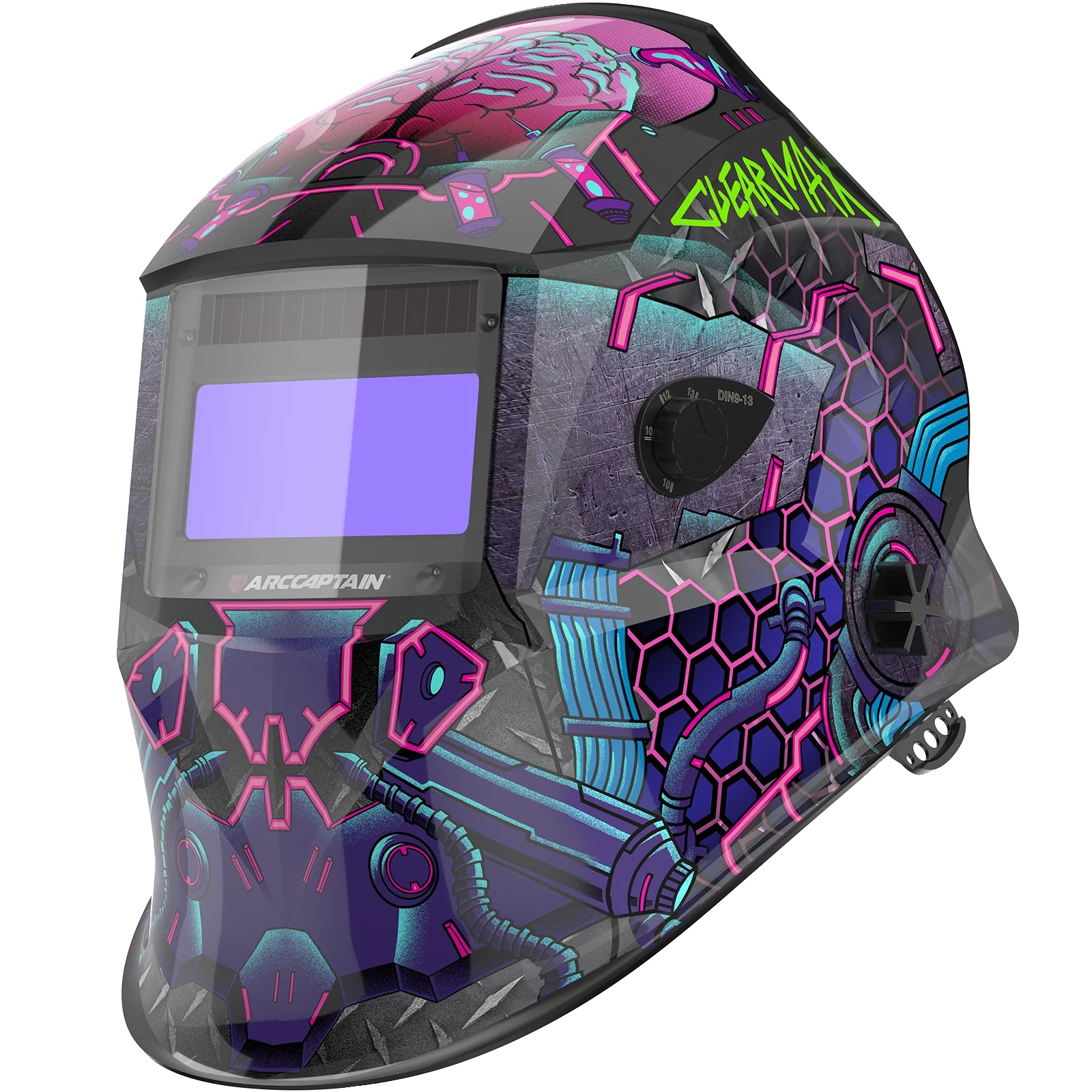 Schweißhelm, True-color-technologie, Automatische Tönungsfunktion, Ar-wc006