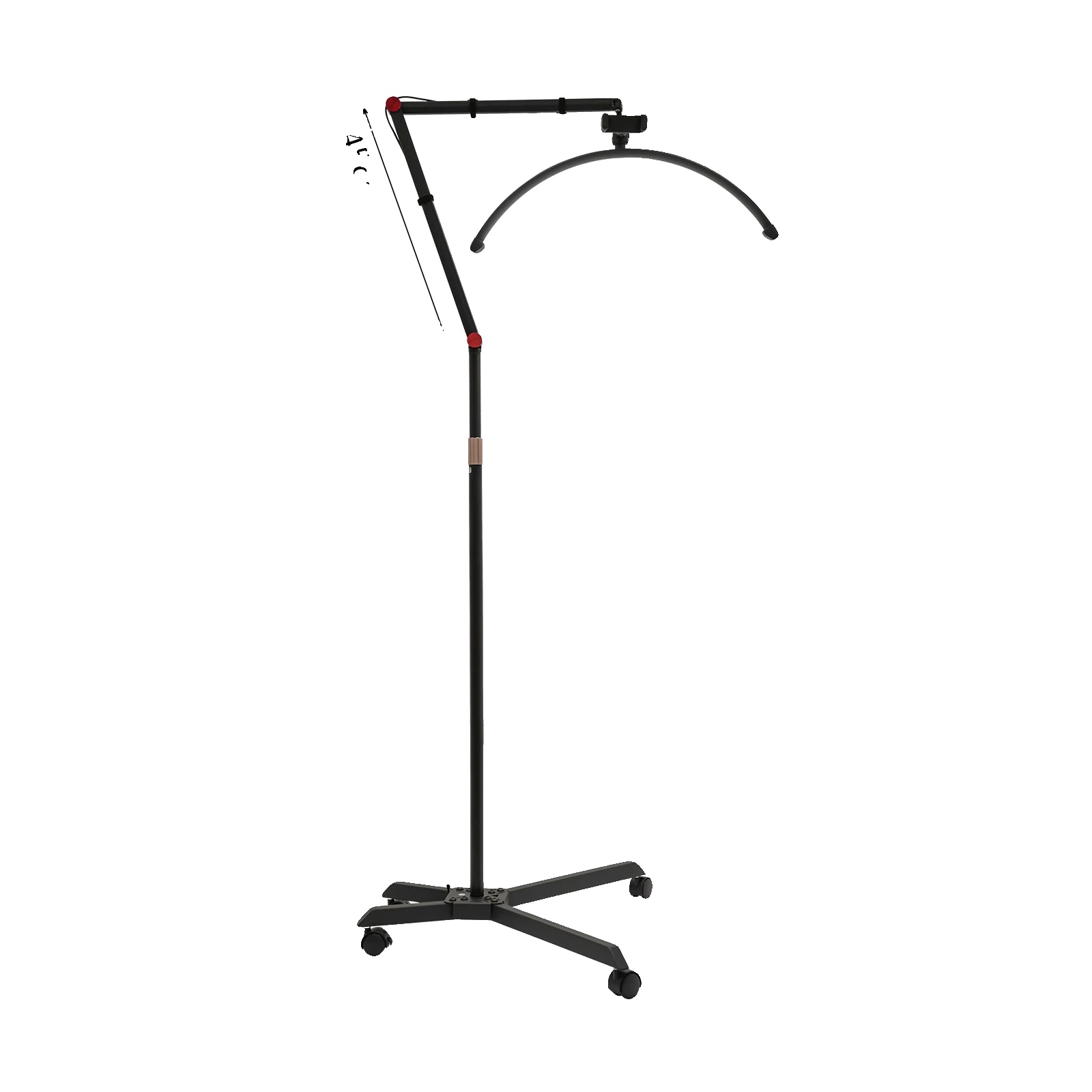 Stehlampe, Helligkeit Einstellbar, Fernbedienung, Schwarz