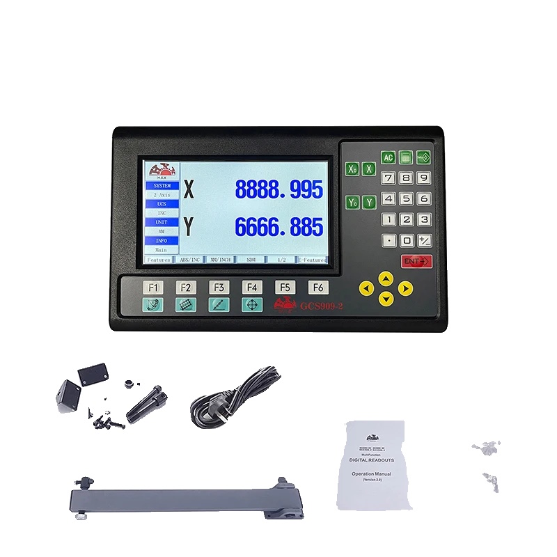 Dro-lcd-kit, Zweiachsen, Mehrsprachigkeit, Gcs909-2 Lcd-dro