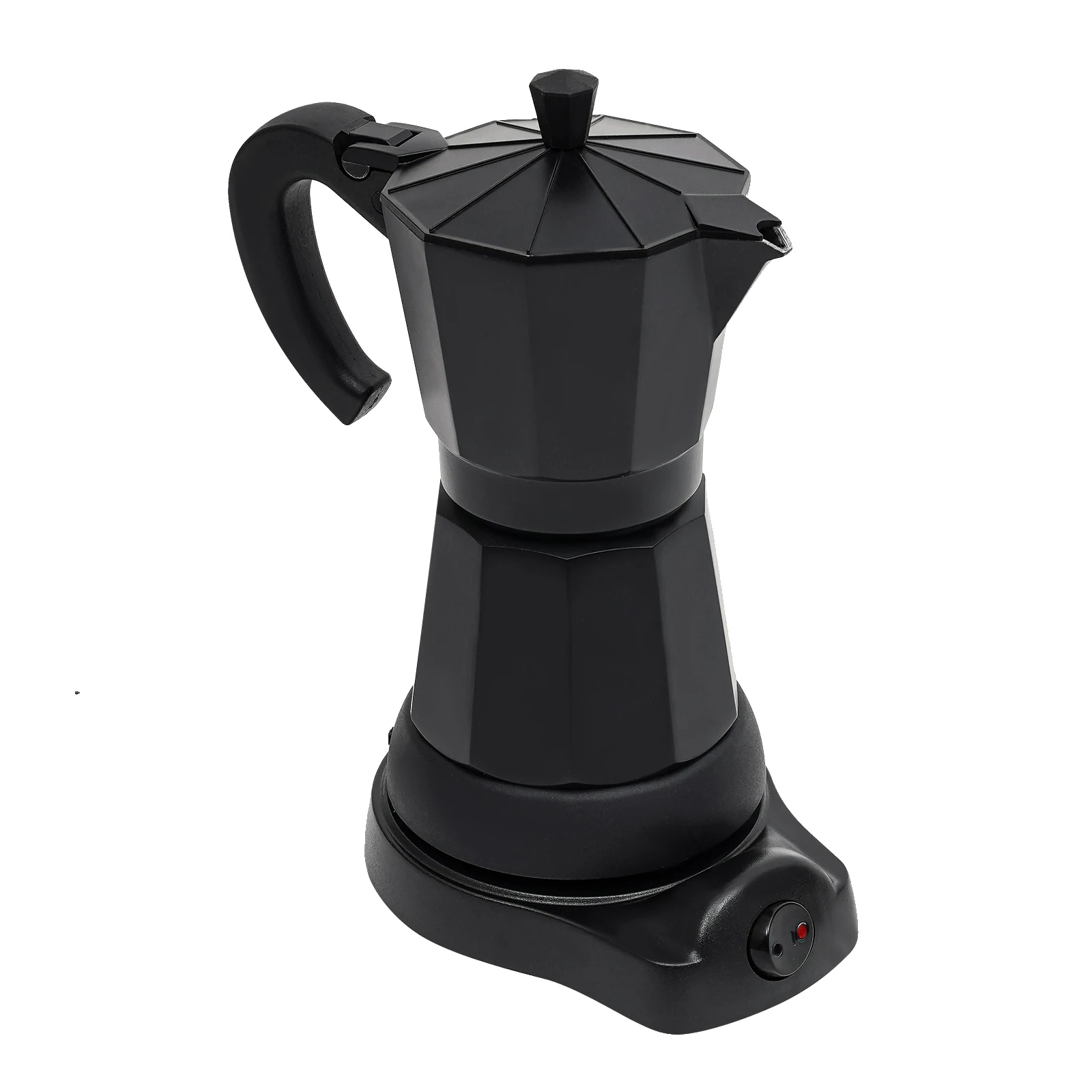 Elektrische Kaffeemaschine, Tragbares Design, Effizientes Brühen, Schwarz