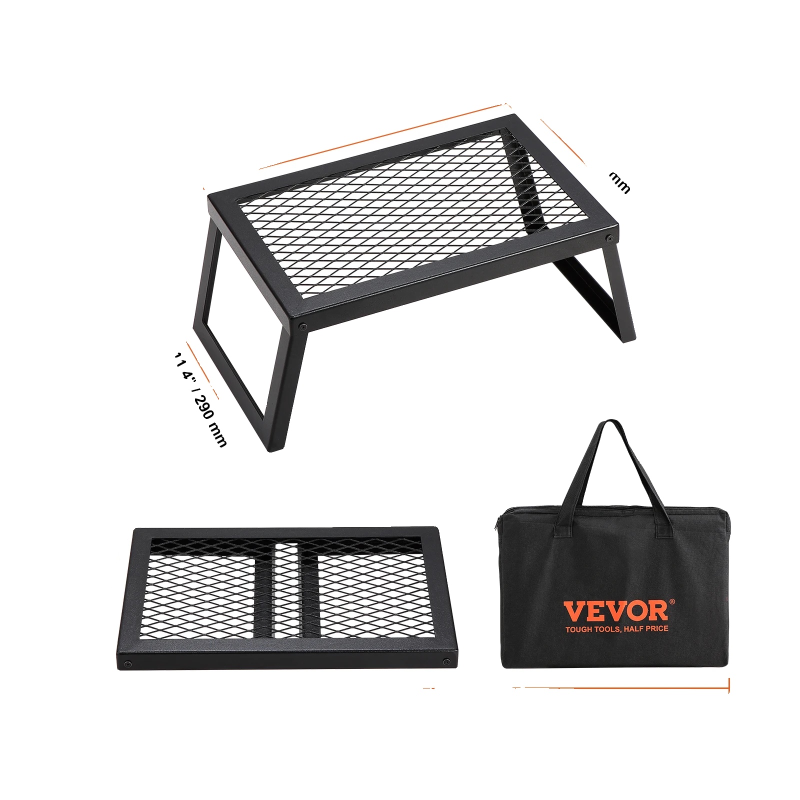 Holzkohlegrill, Outdoor-kochen, Tragbares Design, 18 X 12 Zoll