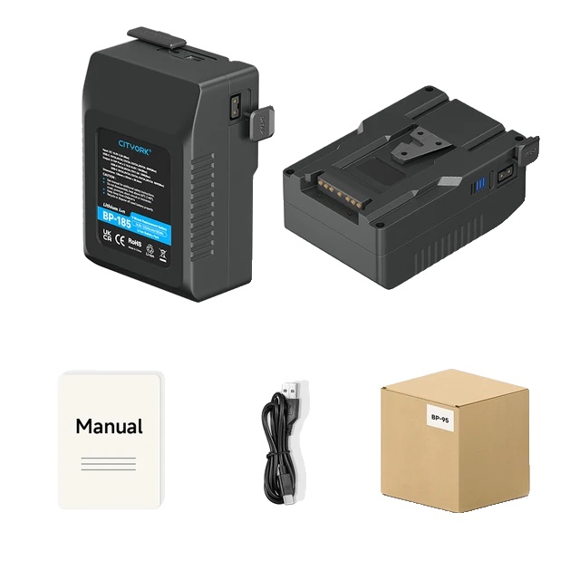 V-mount-akku, Hohe Kapazität 15000 Mah, Vielseitige Kompatibilität, Bp-185 12500 Mah
