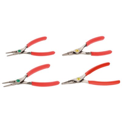 FACOM Seegeringzangen, gerade Backen, Set 4-tlg.