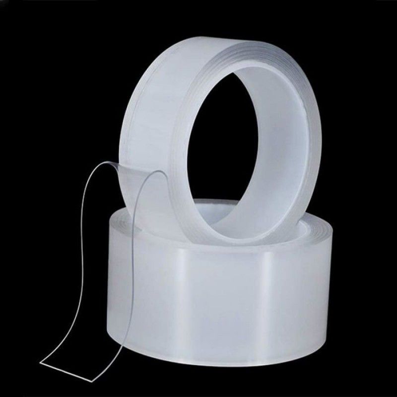 Selbstklebendes Dichtungsband - 2 Rollen, 3 Cm X 5 M + 5 Cm X 5 M, Schimmelhemmend Für Küche Und Bad - Transparent.