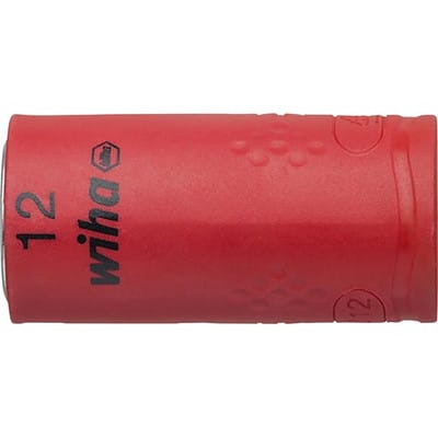 Steckschlüsseleinsatz isoliert 3/8' Außensechskant 12,0 mm (43068) - Wiha
