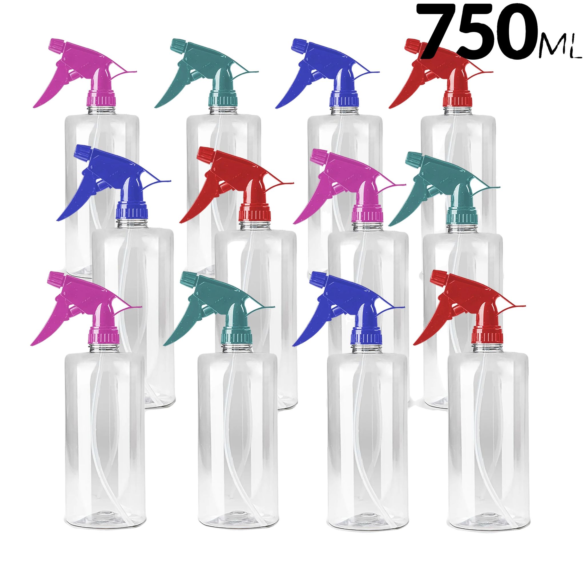 Sprühflasche Mit Sprühkopf, 750 Ml Fassungsvermögen, Burgunderrot