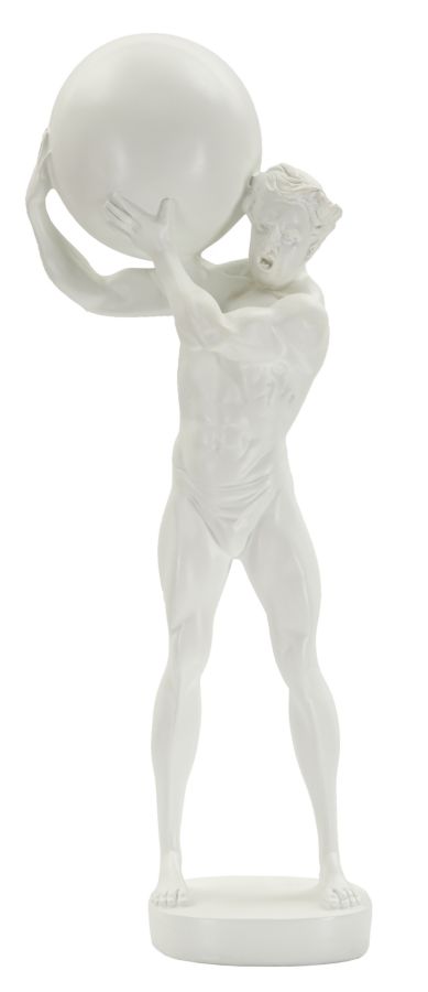 Atlas-statuette Cm 18x12,5x50