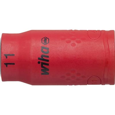 Steckschlüsseleinsatz isoliert 3/8' Außensechskant 11,0 mm (43067) - Wiha