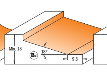 990.505.11 Coupe-Porte Horizontal C/cusc.hm S=12 D=89x15 (B2)