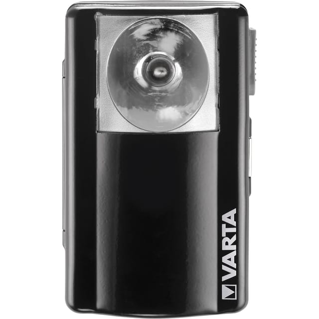 Varta - Palm Taschenlampe (Allzweckleuchte) robustes Metallgehäuse und Hängecllip