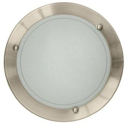 Runde Deckenleuchte 29cm 1xE27 Nickel satiniert GSC 0701938