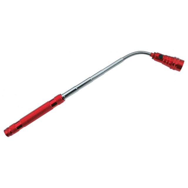 Venteo - Teleskopische Taschenlampe - Flexibler Kopf, magnetisches Endstück - Batteriebetrieben