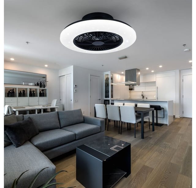 Reality - Trio lighting stralsund led ventilator und deckenlampe 30w 3000k-6500k r62522132